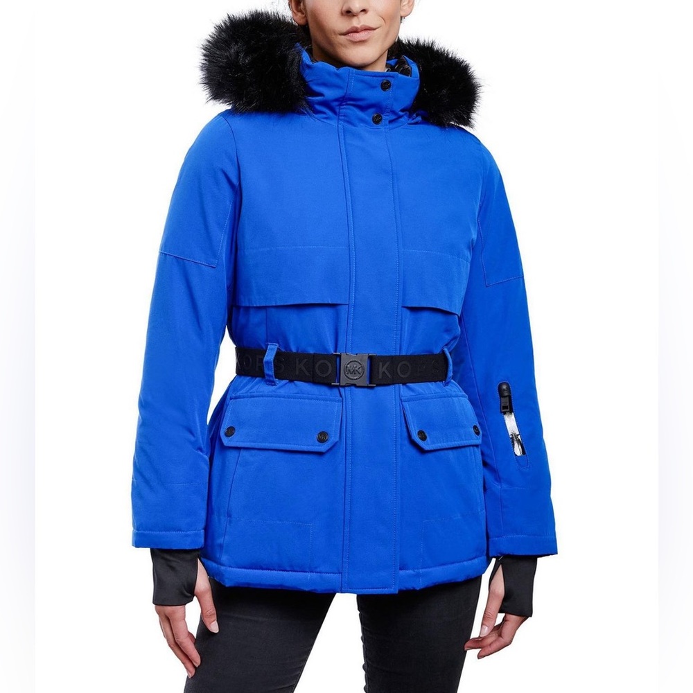 Michael Kors Belted Puffer Coat NWT
